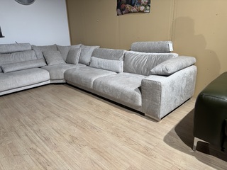 Loungebank, gebroken wit